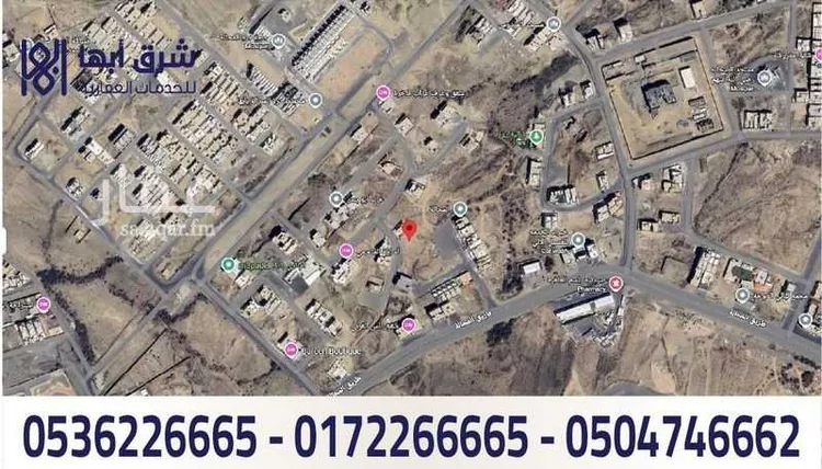 أرض للبيع في شارع 130 الزهور, حي الزهور, مدينة أبها, منطقة عسير صورة 3