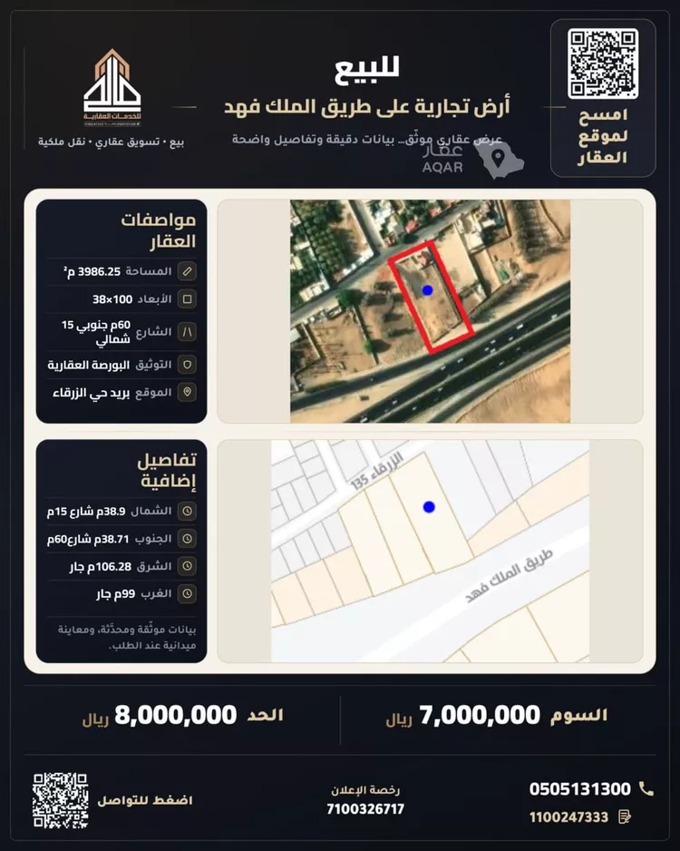Land for Sale in Buraydah Jaryat Al Umran & Khub Ath Thinayan