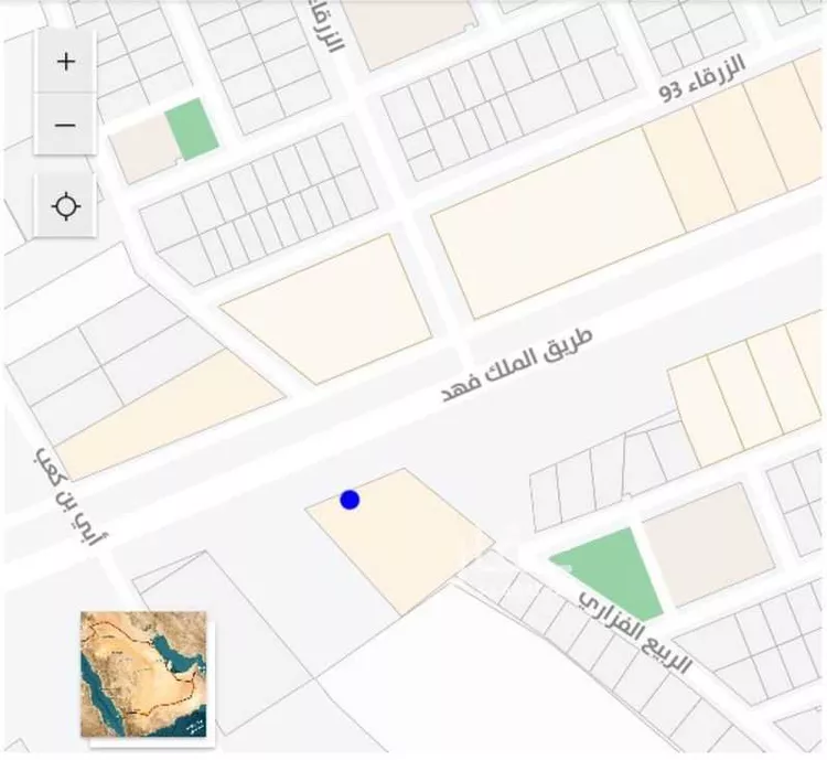 أرض للبيع في شارع الملك فهد, حي الصفاء, مدينة بريدة, منطقة القصيم صورة 2