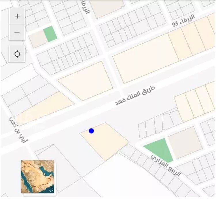أرض للبيع في شارع الملك فهد, حي الصفاء, مدينة بريدة, منطقة القصيم صورة 2