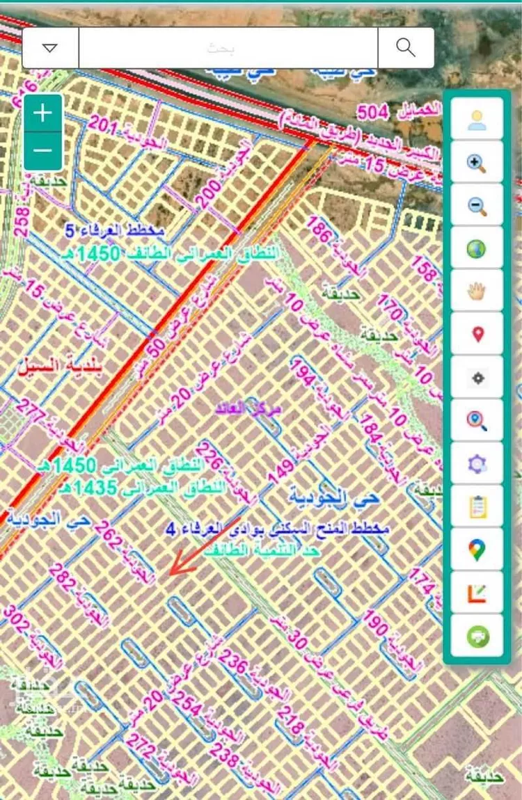 أرض للبيع في حي البوادي, مدينة امارة منطقة مكة المكرمة - الطائف, منطقة مكة المكرمة صورة 2
