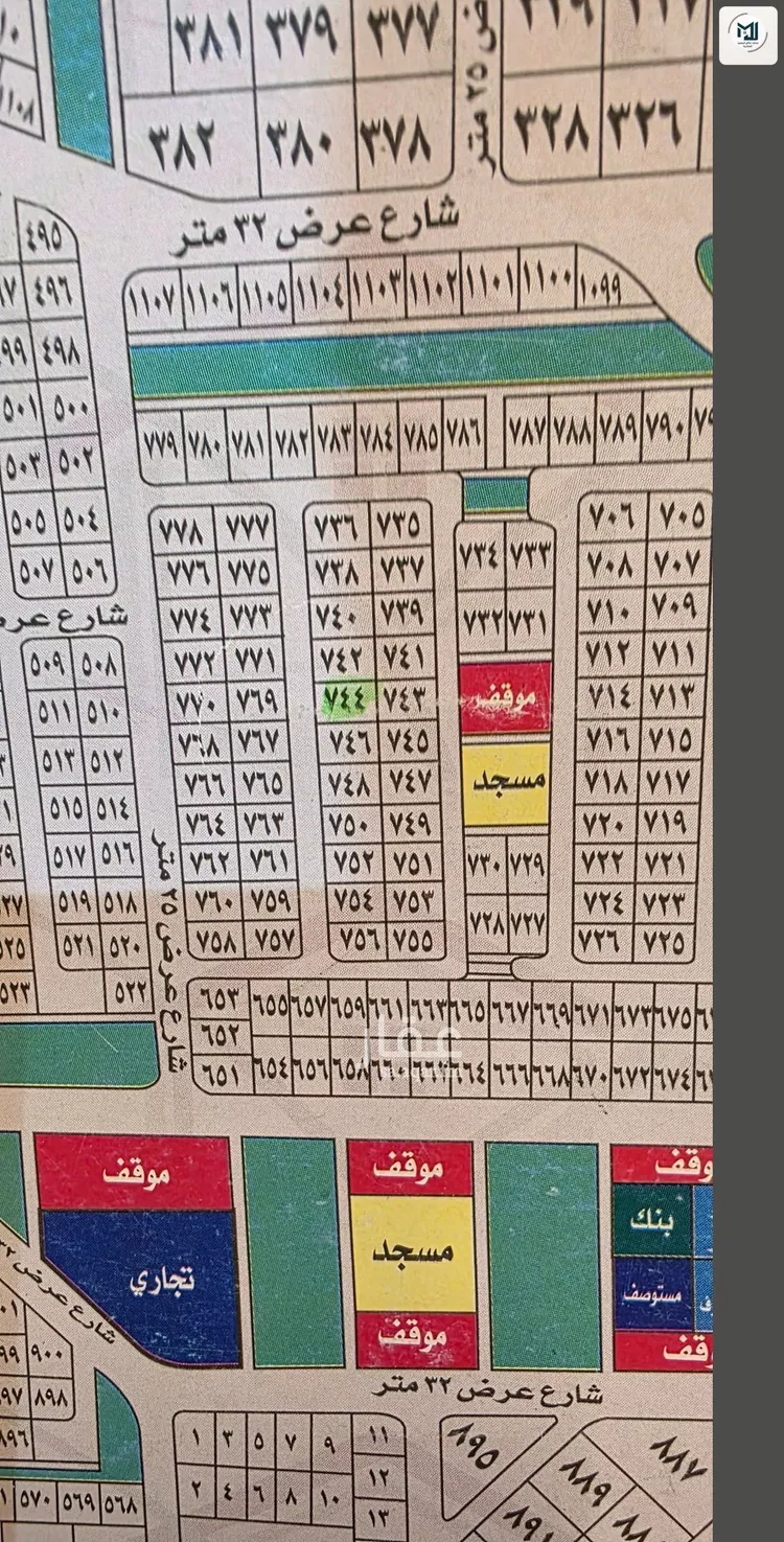أرض للبيع في شارع بدون, حي الفنار, مدينة جدة, منطقة مكة المكرمة