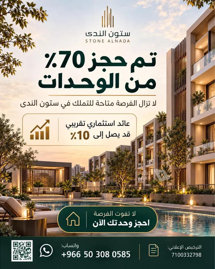 شقة للبيع في شارع الرديف, حي الندى, مدينة الرياض, منطقة الرياض 4