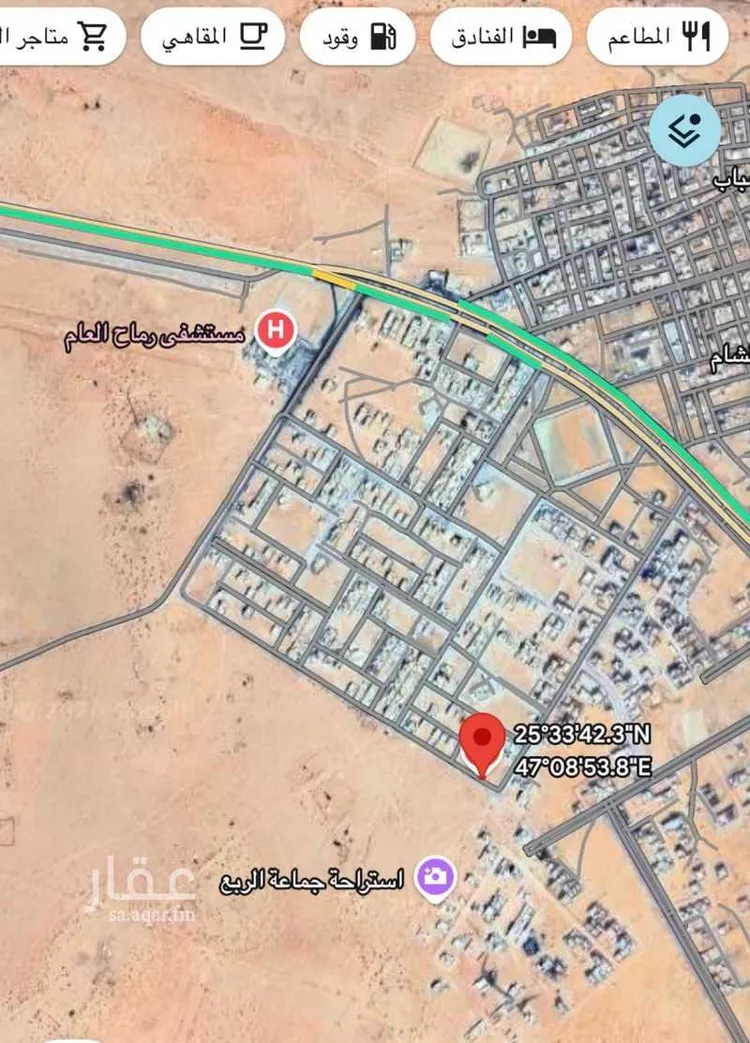 أرض للبيع في شارع عبدالله البكري, حي التعاون, مدينة رماح, منطقة الرياض