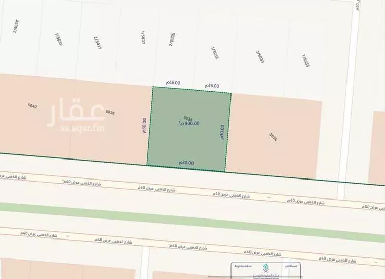 أرض للبيع في شارع الذهبي, حي طويق, مدينة الرياض, منطقة الرياض صورة 5