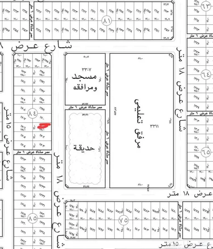 أرض للبيع في شارع جبل مهاوي ، حي المرجان ، الرياض ، منطقة الرياض صورة 3