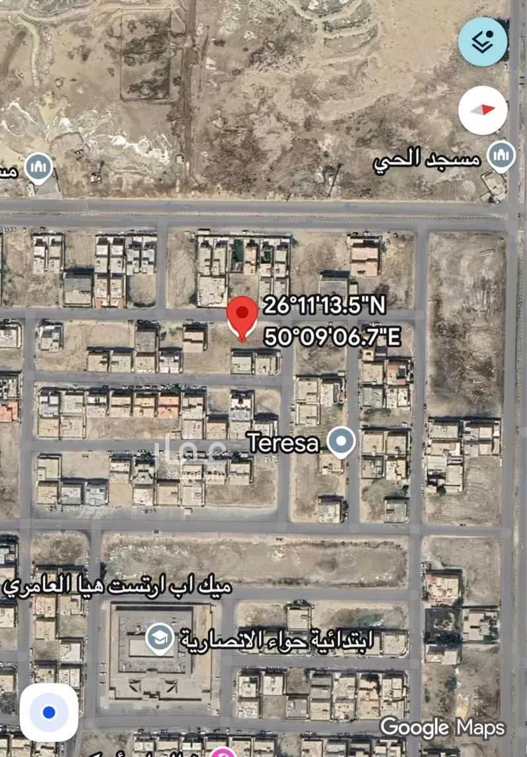 أرض للبيع في شارع عرعر, حي الصواري, مدينة الخبر, المنطقة الشرقية صورة 3