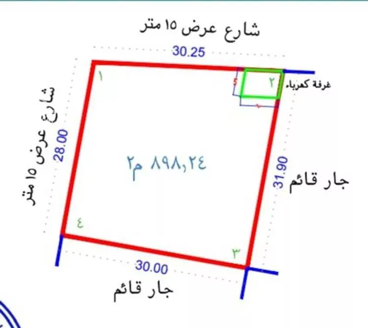 أرض للبيع في شارع ابن طاووس, حي الضباط, مدينة الرياض, منطقة الرياض صورة 2