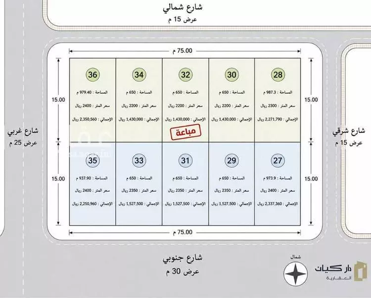 أرض للبيع في شارع ابو حفص بن برد, حي الخالدية الجنوبية, مدينة الدمام, المنطقة الشرقية صورة 5