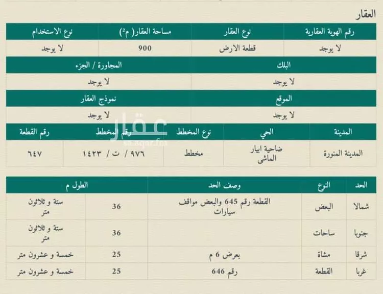 أرض للبيع في حي ابيار الماشي, مدينة المدينه المنوره, منطقة المدينة المنورة