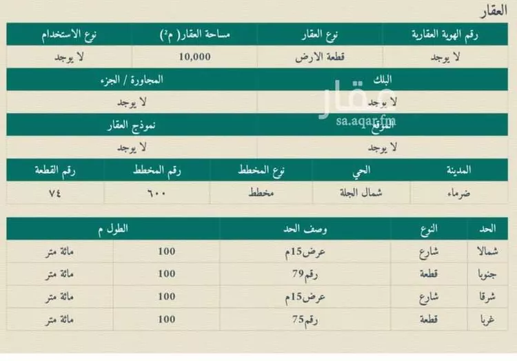 أرض للبيع في مدينة الجله, منطقة الرياض
