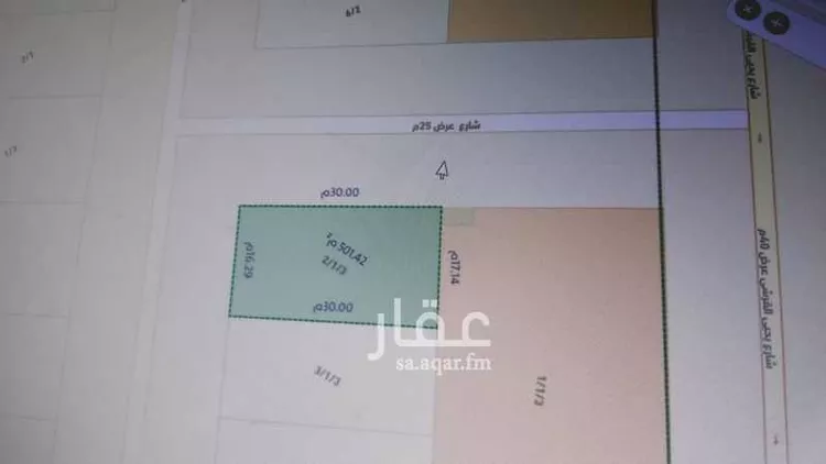 أرض للبيع في شارع قدامة بن جعفر, حي البيان, مدينة الرياض, منطقة الرياض صورة 2