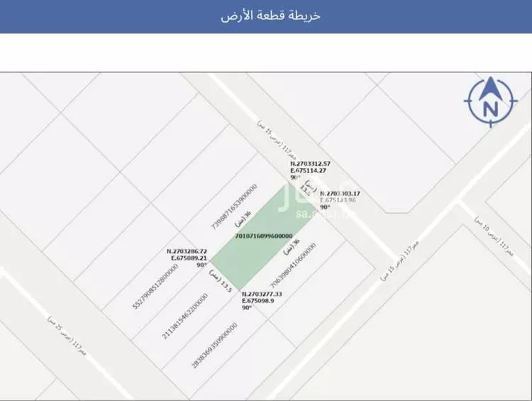 أرض للبيع في شارع 00000, حي عريض, مدينة الرياض, منطقة الرياض صورة 4
