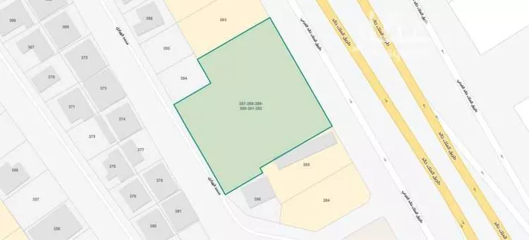 أرض للبيع في شارع طريق الملك خالد الفرعي, حي الراجحي, مدينة تبوك, منطقة تبوك