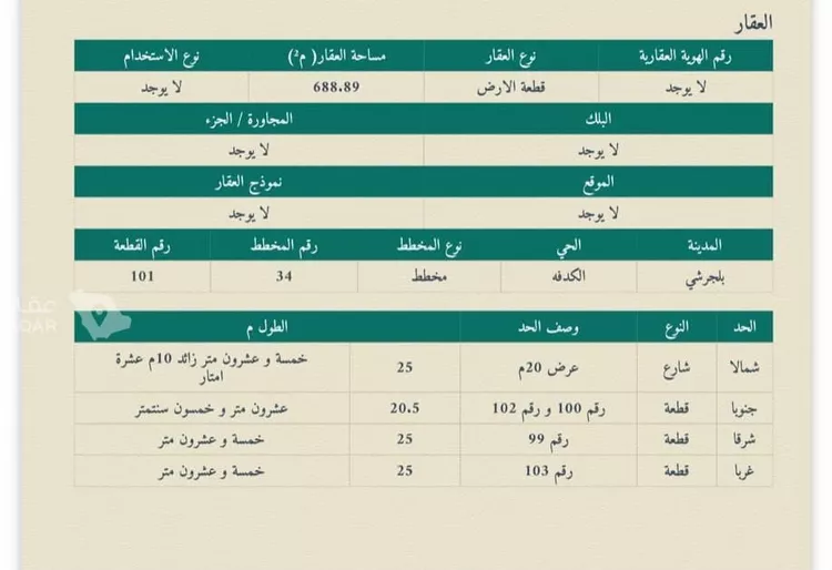 Land for Sale in Al Bahah Al Dhafyr