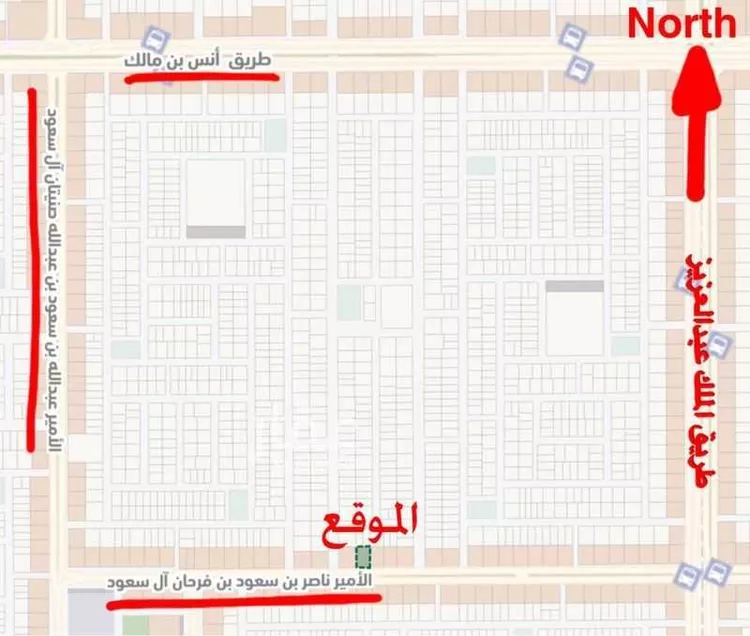 أرض للبيع في شارع الامير ناصر بن سعود بن فرحان ال سعود, حي الصحافة, مدينة الرياض, منطقة الرياض صورة 5
