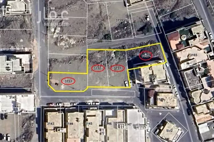 أرض للبيع في شارع 146 الروابي, حي الروابي, مدينة أبها, منطقة عسير صورة 3