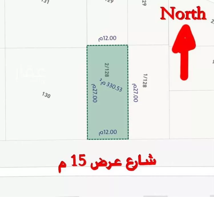 أرض للبيع في شارع بيده, حي الملك عبدالله, مدينة الرياض, منطقة الرياض صورة 2