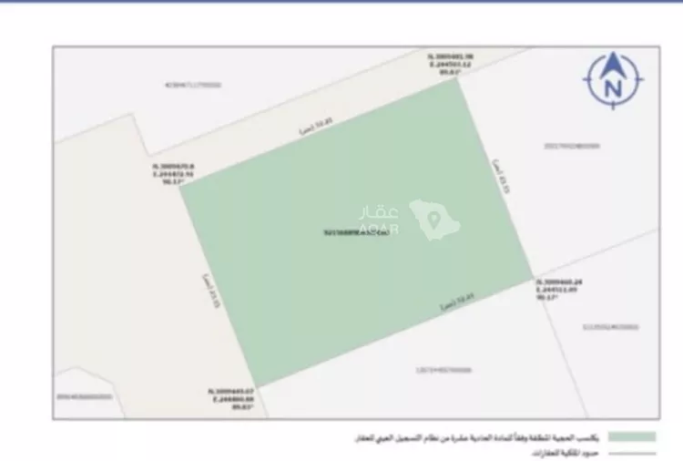 أرض للبيع في حي الازدهار, مدينة الشنان, منطقة حائل صورة 2