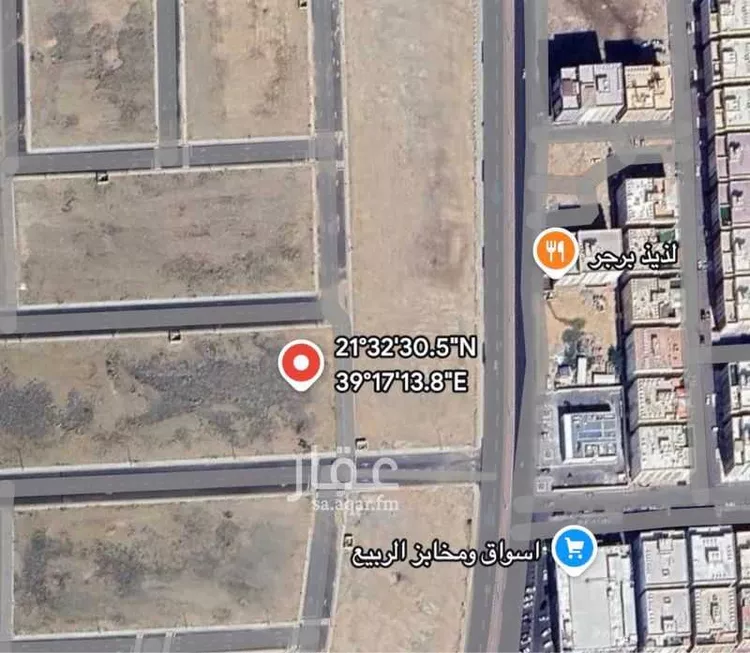 أرض للبيع في شارع الجرشي, حي مريخ, مدينة جدة, منطقة مكة المكرمة