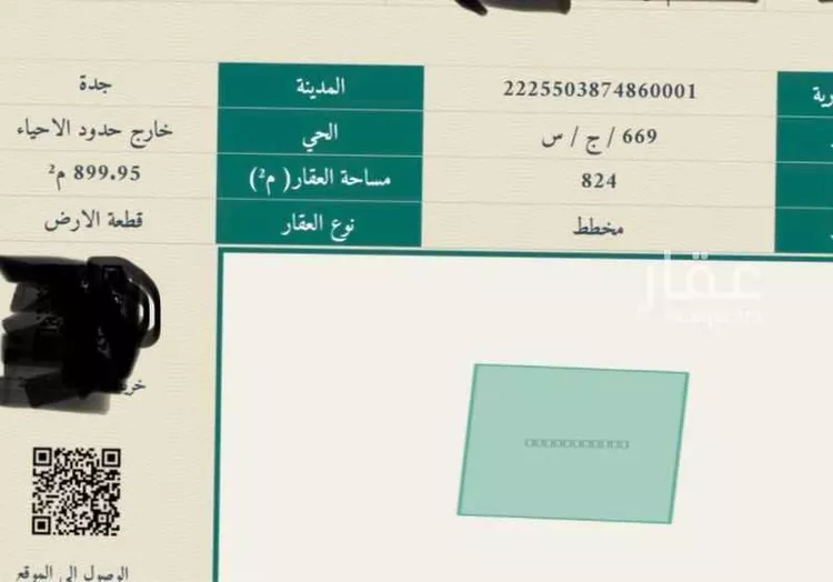 أرض للبيع في شارع أحمد الخطابي ، حي الامير فواز الجنوبى ، جدة ، جدة