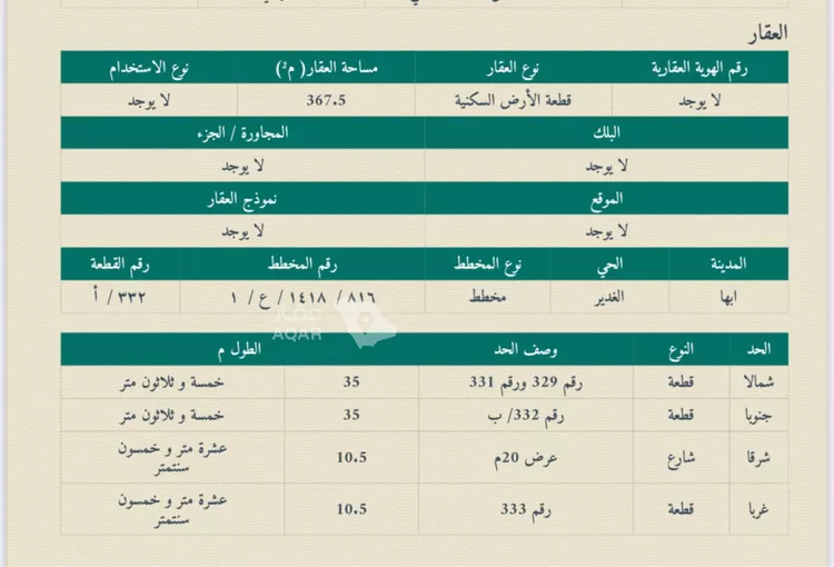 Land for Sale in Abha Guraiger 8