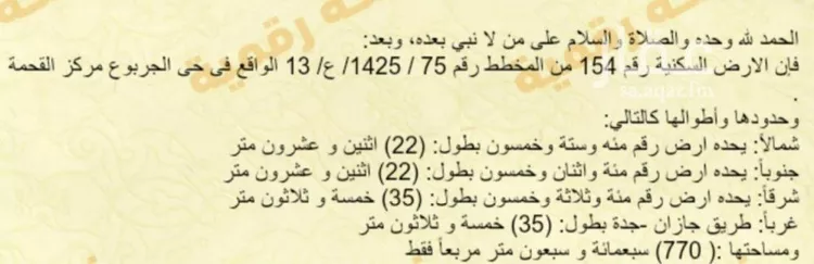 أرض للبيع في مدينة القحمه, منطقة عسير صورة 2