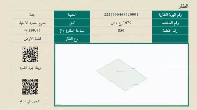 أرض للبيع في حي المليساء, مدينة جدة, منطقة مكة المكرمة صورة 3