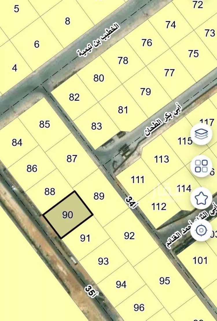 أرض للبيع في شارع 35أ, حي الوسام, مدينة الظهران, المنطقة الشرقية صورة 3