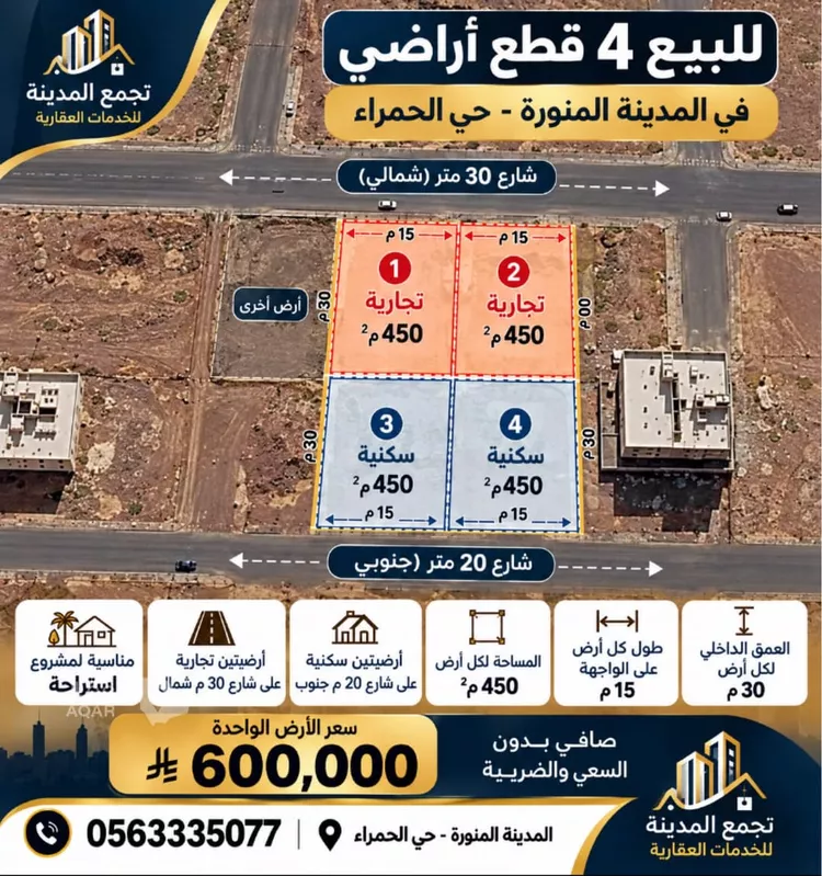 Land for Sale in Medina Abu Kabir
