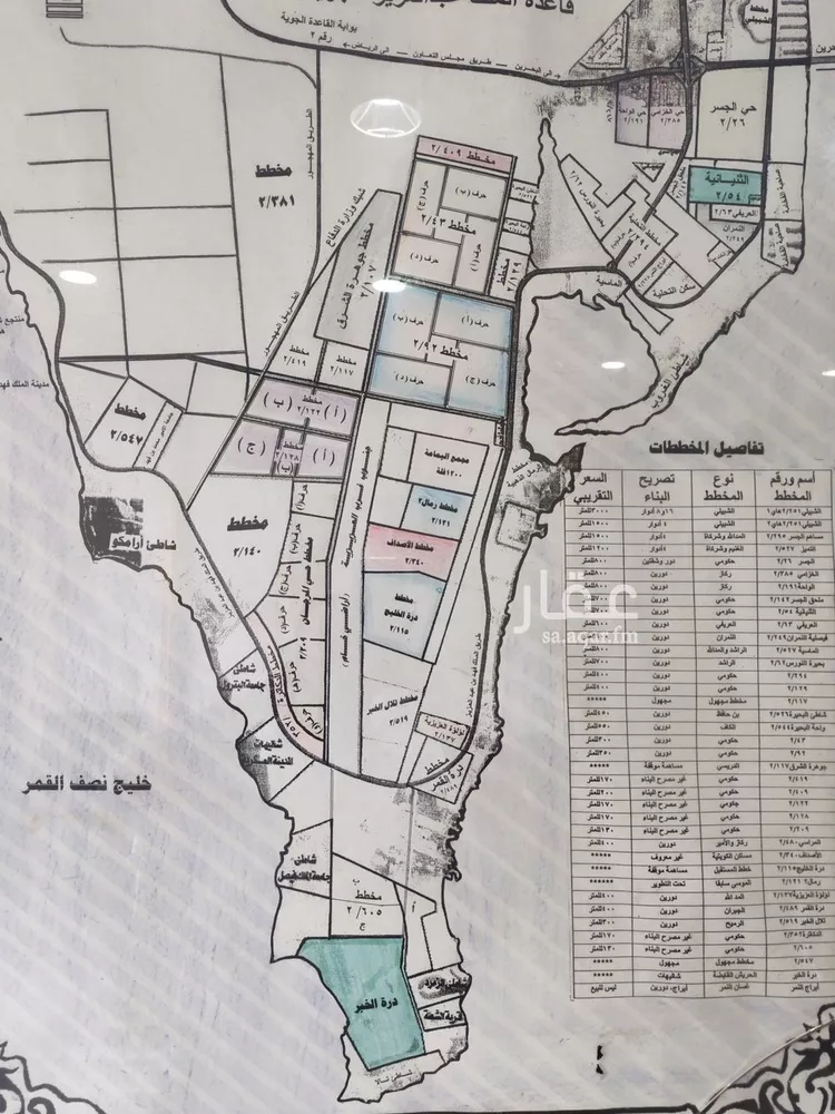 أرض للبيع في شارع جابر بن عبد الله الانصاري, حي المرجان, مدينة الخبر, المنطقة الشرقية صورة 2