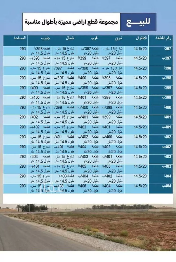 أرض للبيع في شارع ابن ارسلان, حي القدس, مدينة رياض الخبراء, منطقة القصيم صورة 5