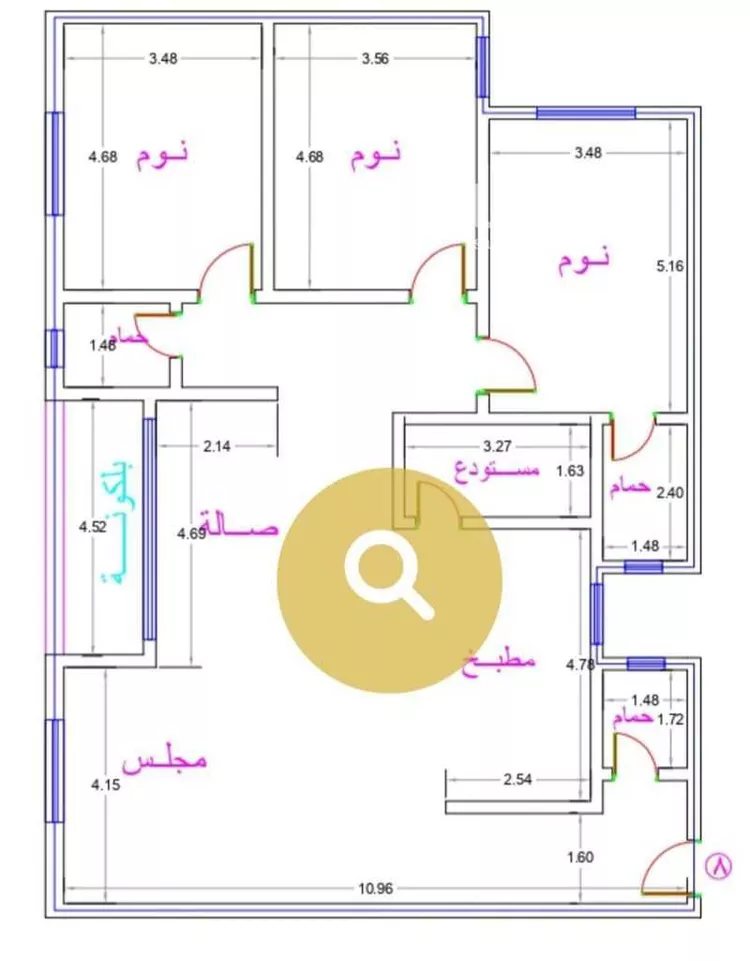 شقة للبيع في 4448 الفنون، النهضة، الرياض 13222 8676 ، شارع الفنون ، حي النهضة ، الرياض ، منطقة الرياض صورة 4