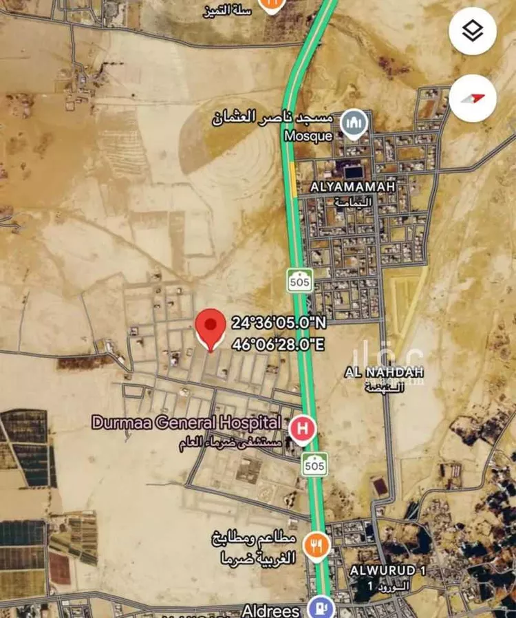 أرض للبيع في شارع البطين 41, حي البطين, مدينة ضرما, منطقة الرياض صورة 2