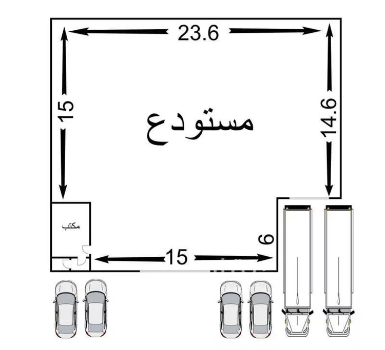 مستودع للإيجار في شارع شارع الجوين, حي المشاعل, مدينة الرياض, منطقة الرياض