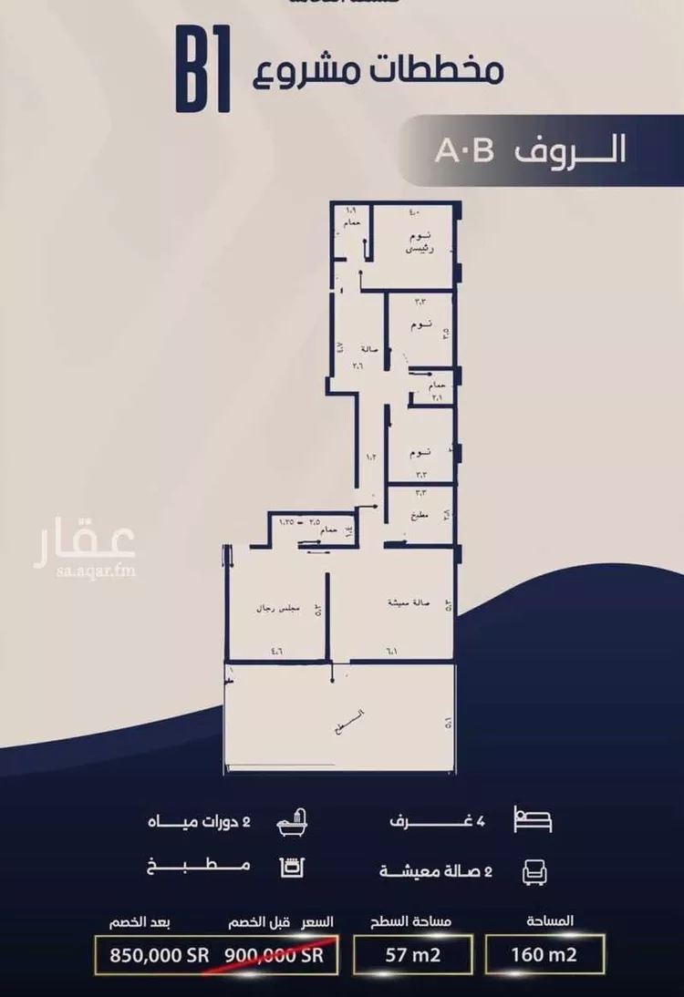 شقة للبيع في شارع إسحاق بن عبدالرحمن, حي الربوة, مدينة جدة, منطقة مكة المكرمة