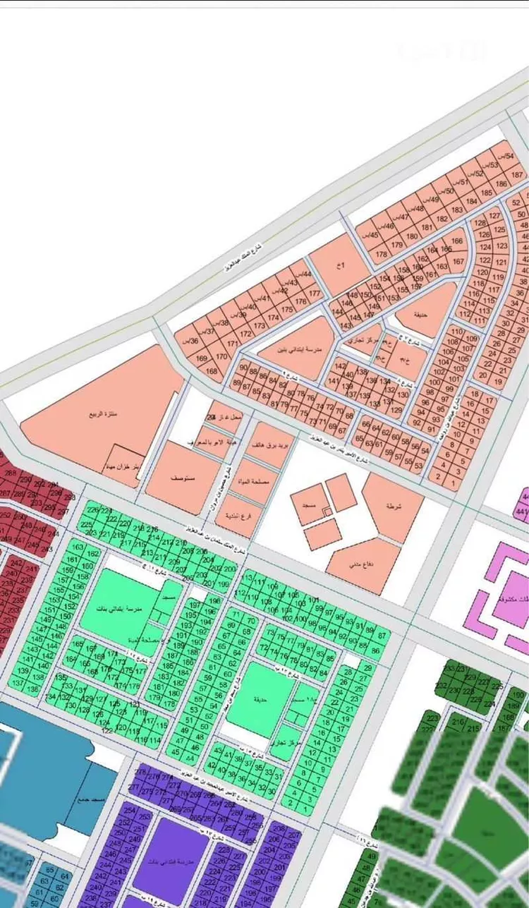 أرض للبيع في شارع الامير بندر بن عبدالعزيز, حي الربيع, مدينة النعيرية, المنطقة الشرقية صورة 2