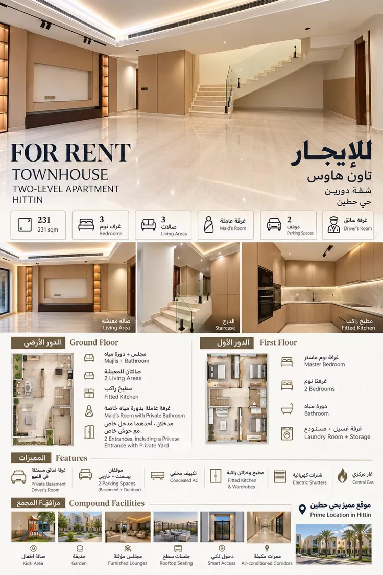 دور للإيجار في شارع آسيا, حي حطين, مدينة الرياض, منطقة الرياض 12