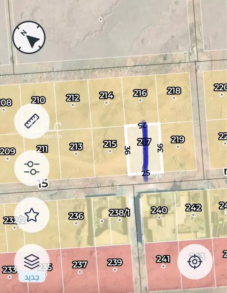 أرض للبيع في حي عريض, مدينة الرياض, منطقة الرياض صورة 2