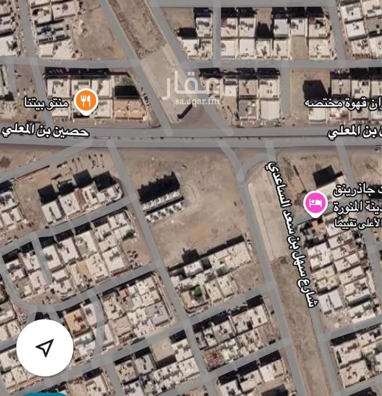أرض للبيع في شارع سهل بن سعد الساعدي, حي الرانوناء, مدينة المدينة المنورة, منطقة المدينة المنورة