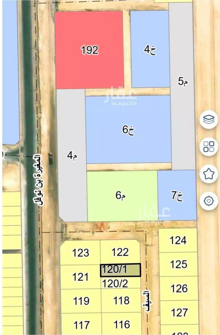 أرض للبيع في شارع 1269774, حي الإسكان الجنوبي, مدينة الدمام, المنطقة الشرقية صورة 2