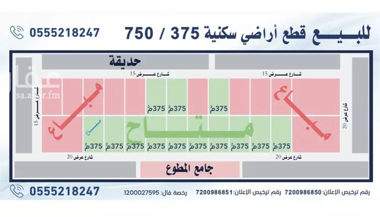 أرض للبيع في شارع نفجان, حي القدس, مدينة الرياض, منطقة الرياض صورة 3