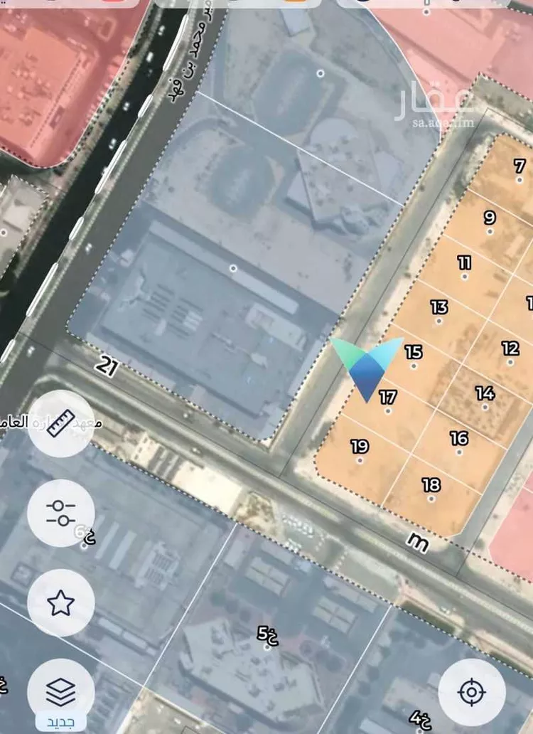 أرض للبيع في شارع مالك بن مراره الرهاوي, حي الناصرية, مدينة الدمام, المنطقة الشرقية صورة 2