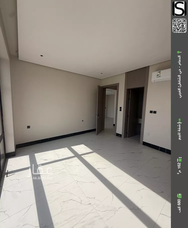 شقة للبيع في شارع الملك عبد الله بن عبدالعزيز, حي الشاطئ الغربي, مدينة الدمام, المنطقة الشرقية
