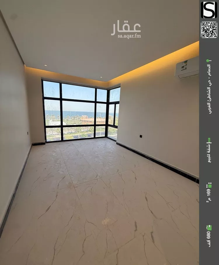 شقة للبيع في شارع الملك عبدالله بن عبدالعزيز , حي الشاطئ الغربي, مدينة الدمام, المنطقة الشرقية
