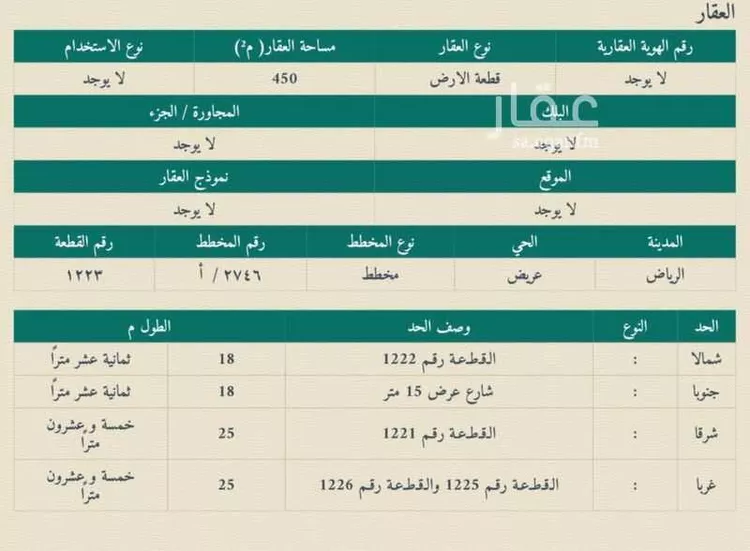 Land for Sale in Riyadh Uraidh صورة 2