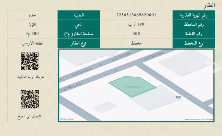 أرض للبيع في شارع يحيى العلمي ، حي اللؤلؤ ، جدة ، جدة 2