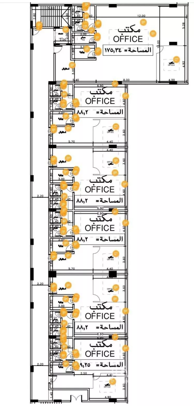 عمارة للإيجار في شارع 47أ, حي الشعلة, مدينة الدمام, المنطقة الشرقية صورة 2