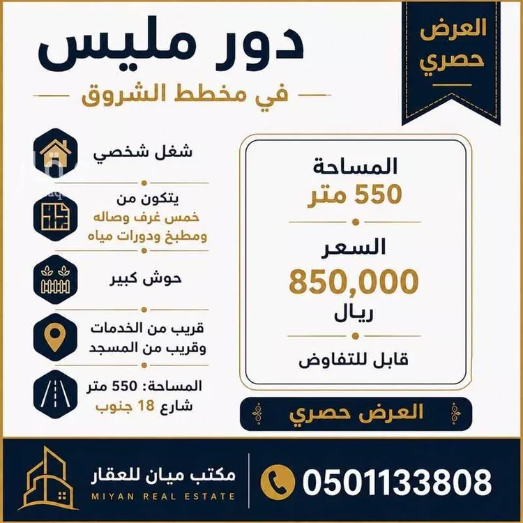 Land for Sale in Medina Al Wabra صورة 5