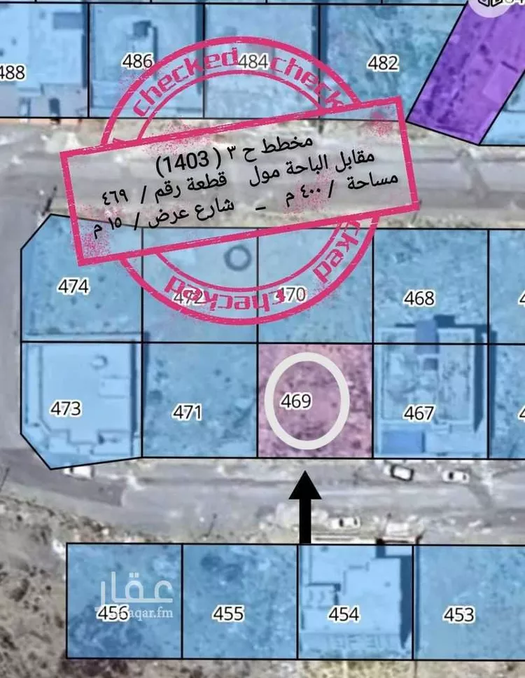 أرض للبيع في شارع النسيم  28, حي الورود, مدينة الباحة, منطقة الباحة صورة 5